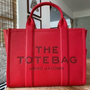 Marc Jacobs Red Leather Tote Bag - NWT